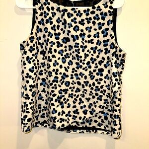 Zara basics. Size M. Animal print tank.